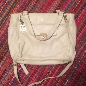 Genuine leather DKNYC tote